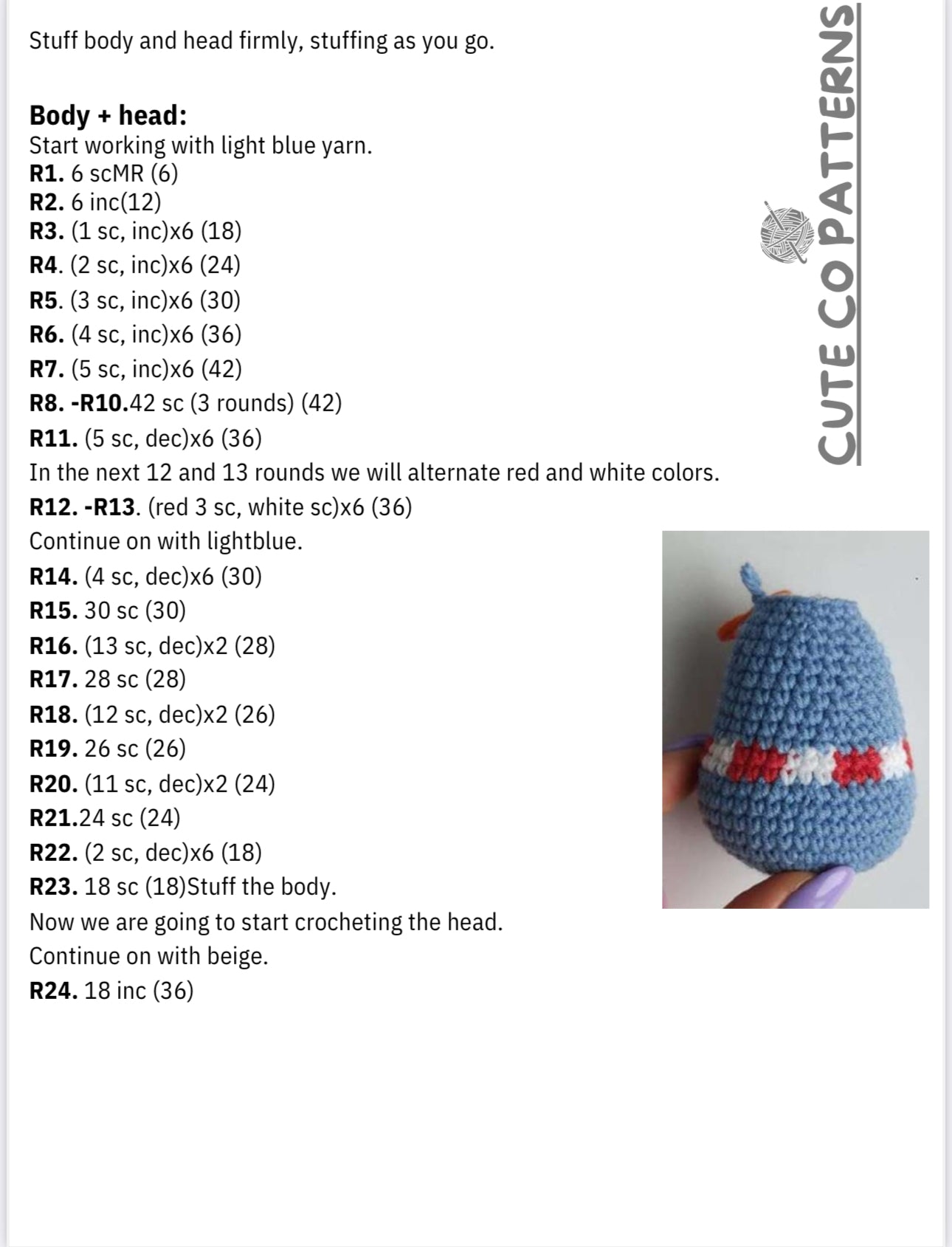 Captain America Kawaii - Amigurumi Pattern PDF
Transform the legendary Captain America into a cute kawaii creation.